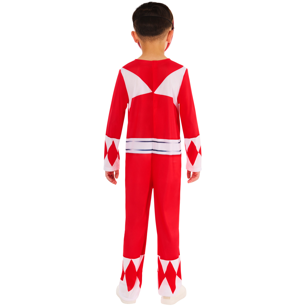 Power Rangers Mighty Morphin Red Ranger Costume Age 3 to 4 Years Image 6