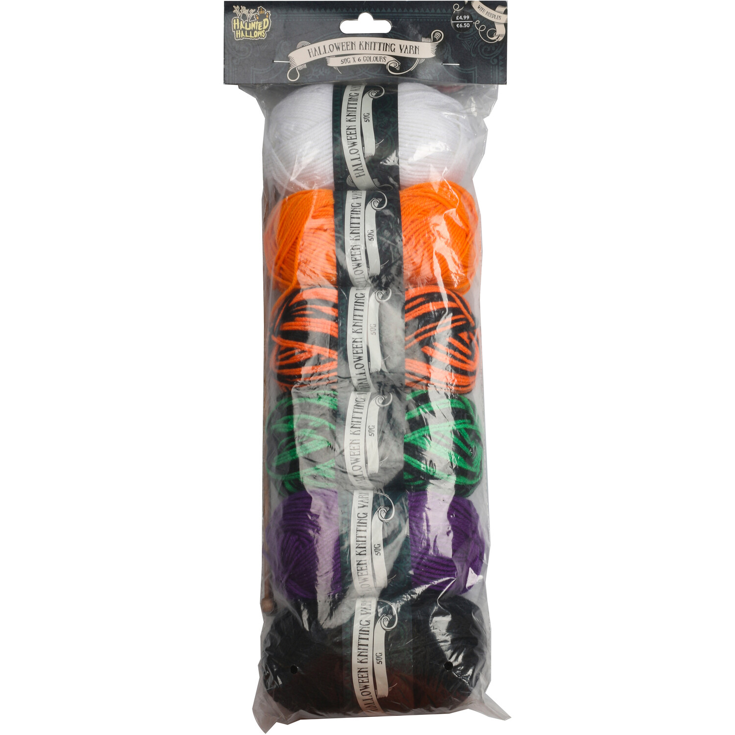 Pack of 6 Halloween Knitting Yarn Image