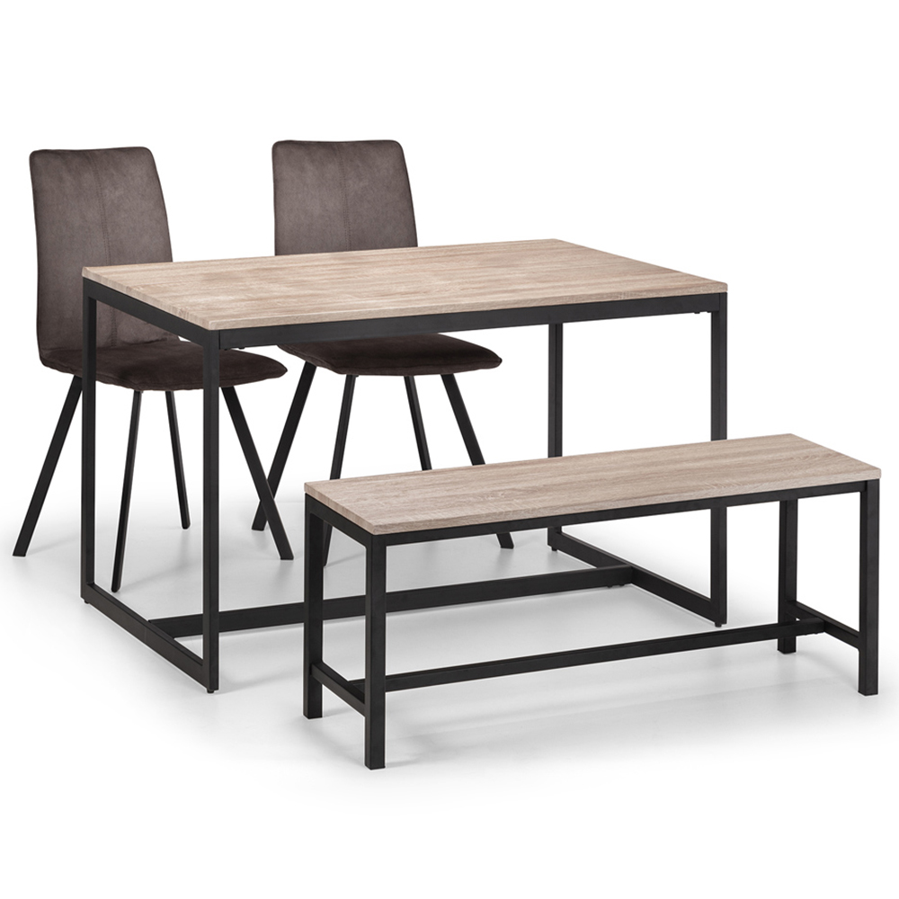 Julian Bowen Tribeca 4 Seater Sonoma Oak Dining Table Image 5