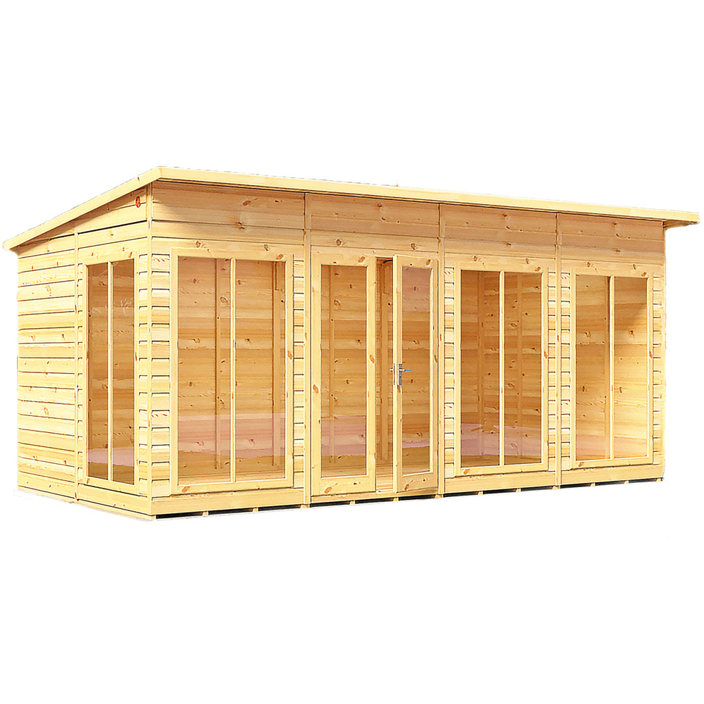 Shire Lela 16 x 8ft Double Door Summerhouse Image 1