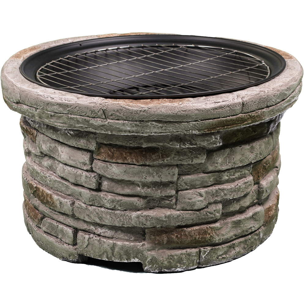 Centurion Fireology SAMUI 3 in 1 Beige Garden Fire Pit Image 5