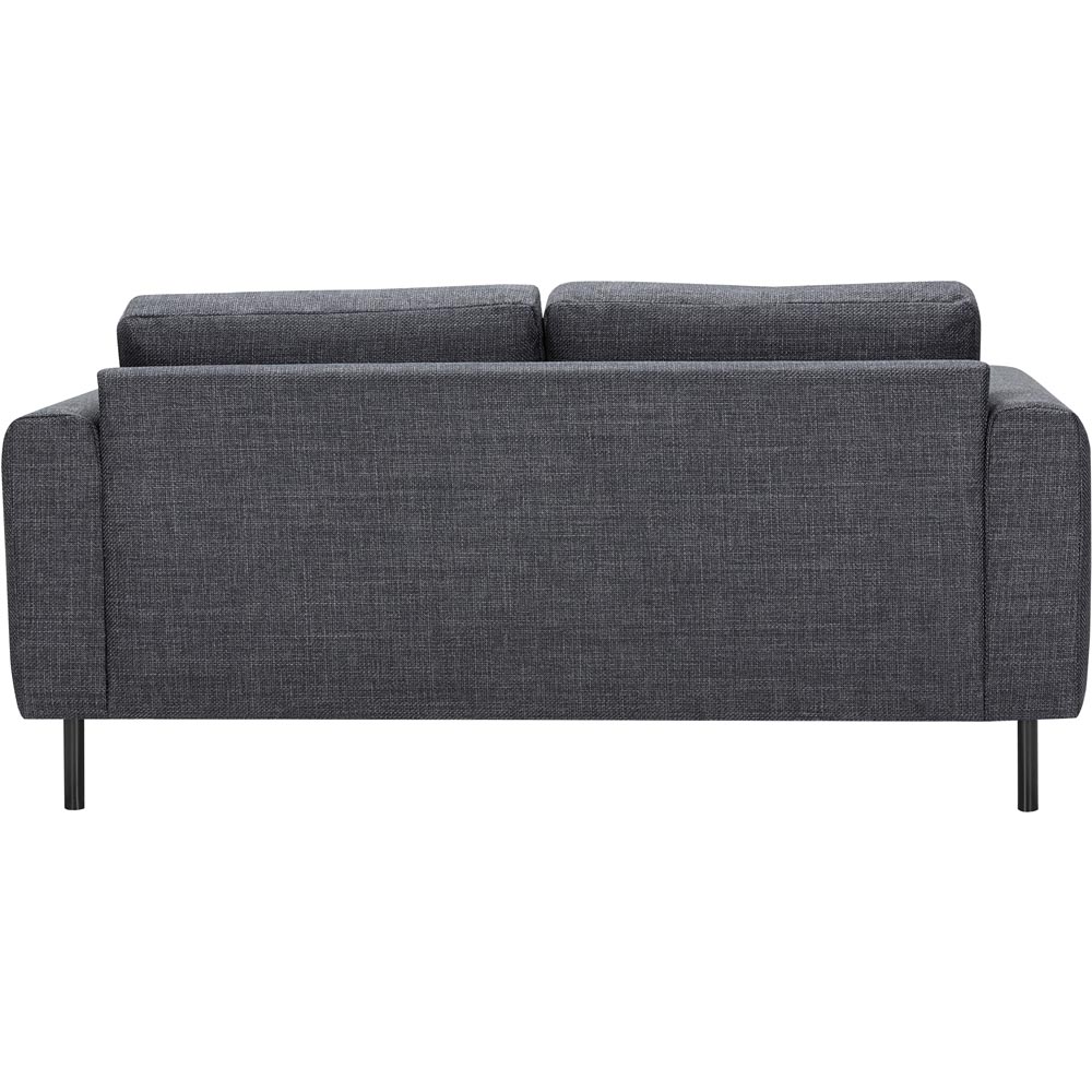Florence Omaha 4 Seater Dark Grey Basel Fabric Sofa Set Image 4