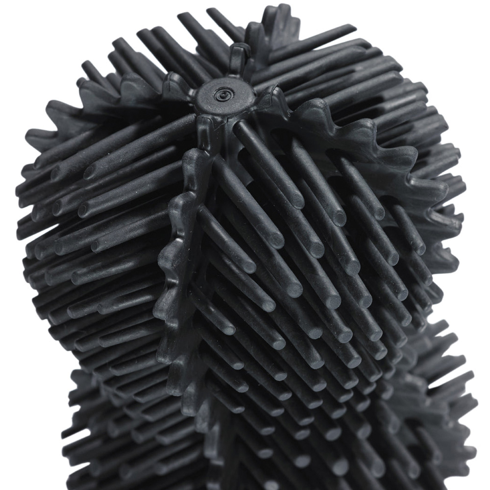 ReBorn Dark Grey Recycled Plastic Replacement Toilet Brush Head Image 3