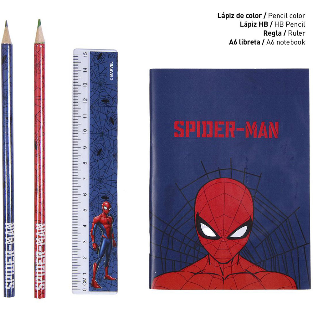Spiderman Back To School Children 3D Backpack and Stationary Set Image 6