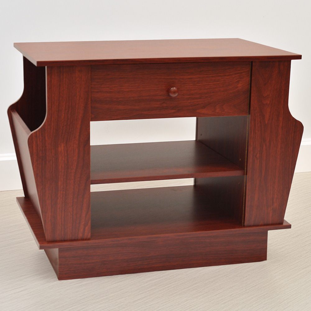 Watsons Companion Mahogany Large Storage Table with Magazine Rack Image 1