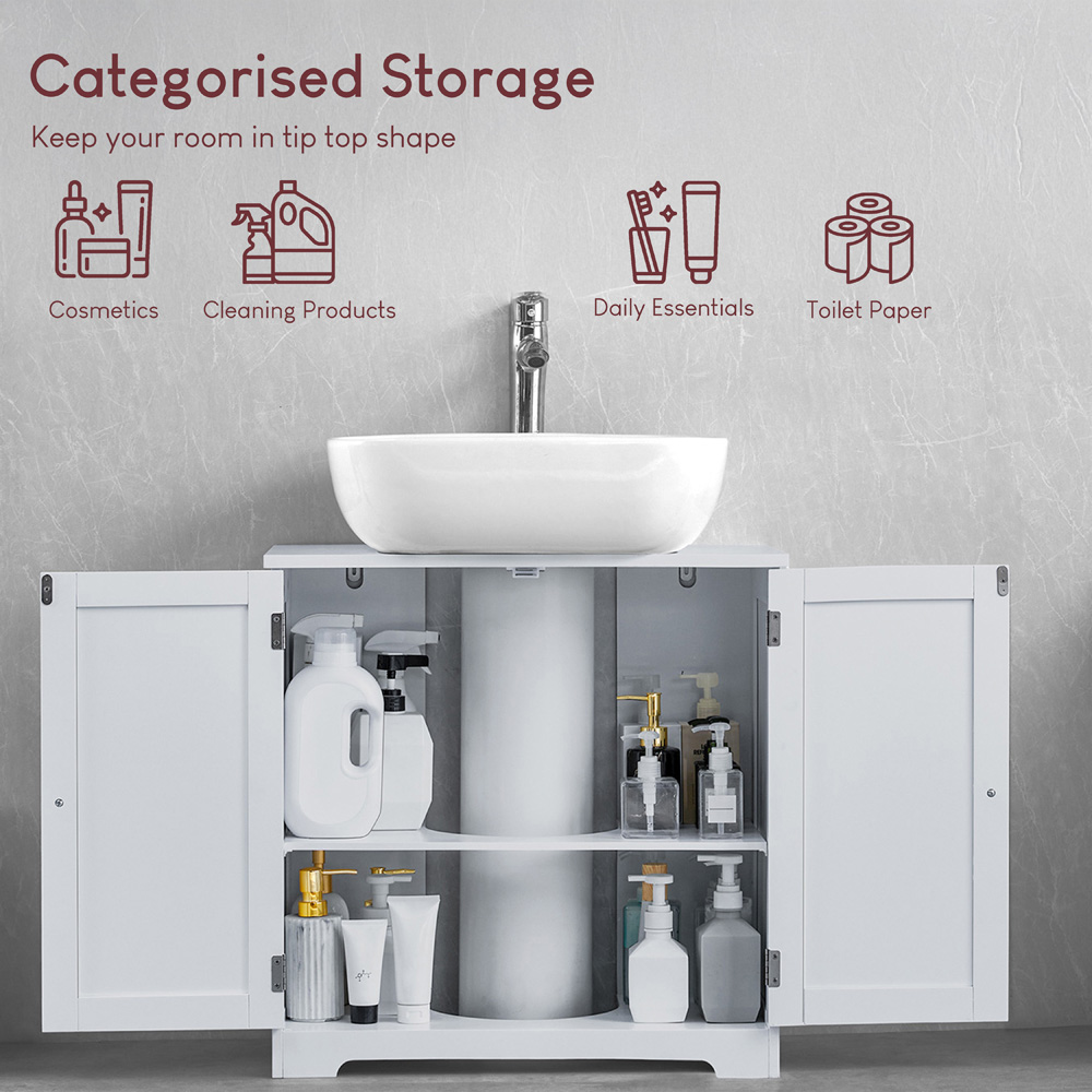 BATH VIDA Priano 2 Door Sink Cabinet Image 7