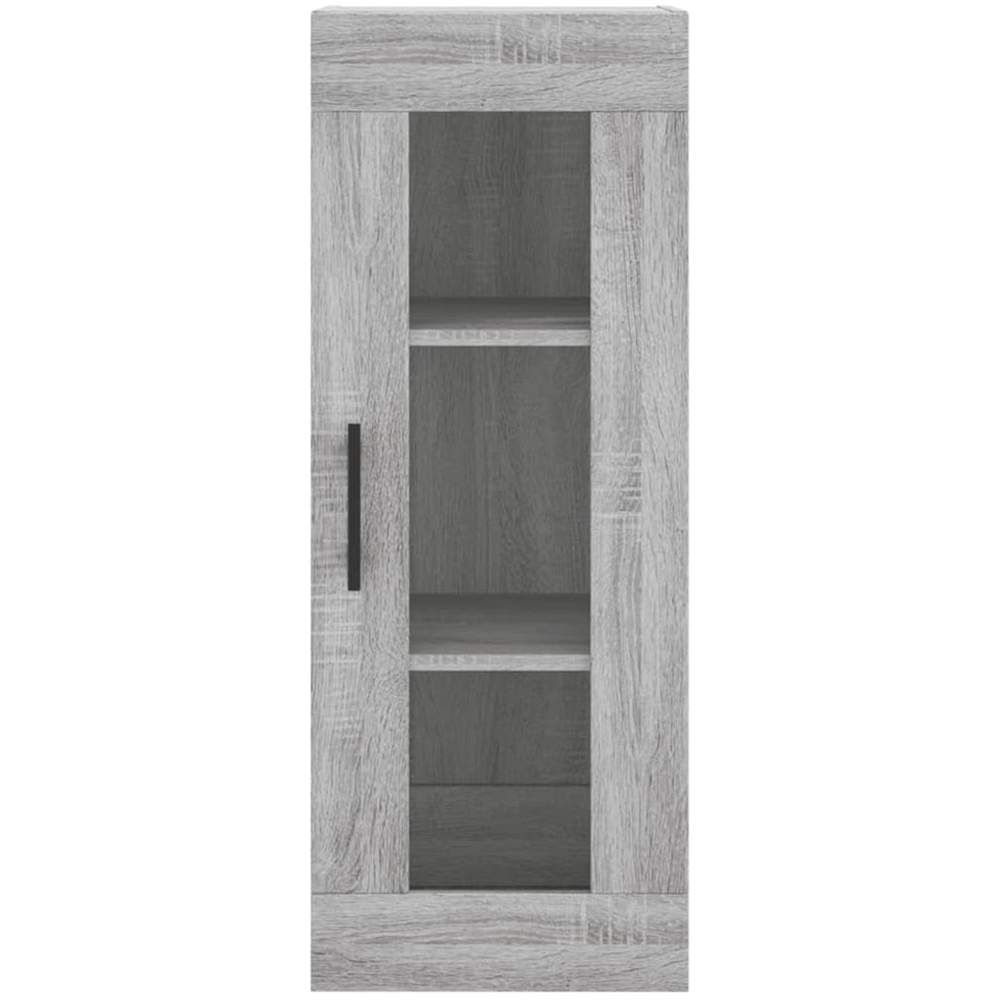 vidaXL Single Door Grey Sonoma Wall Mounted Cabinet Image 4