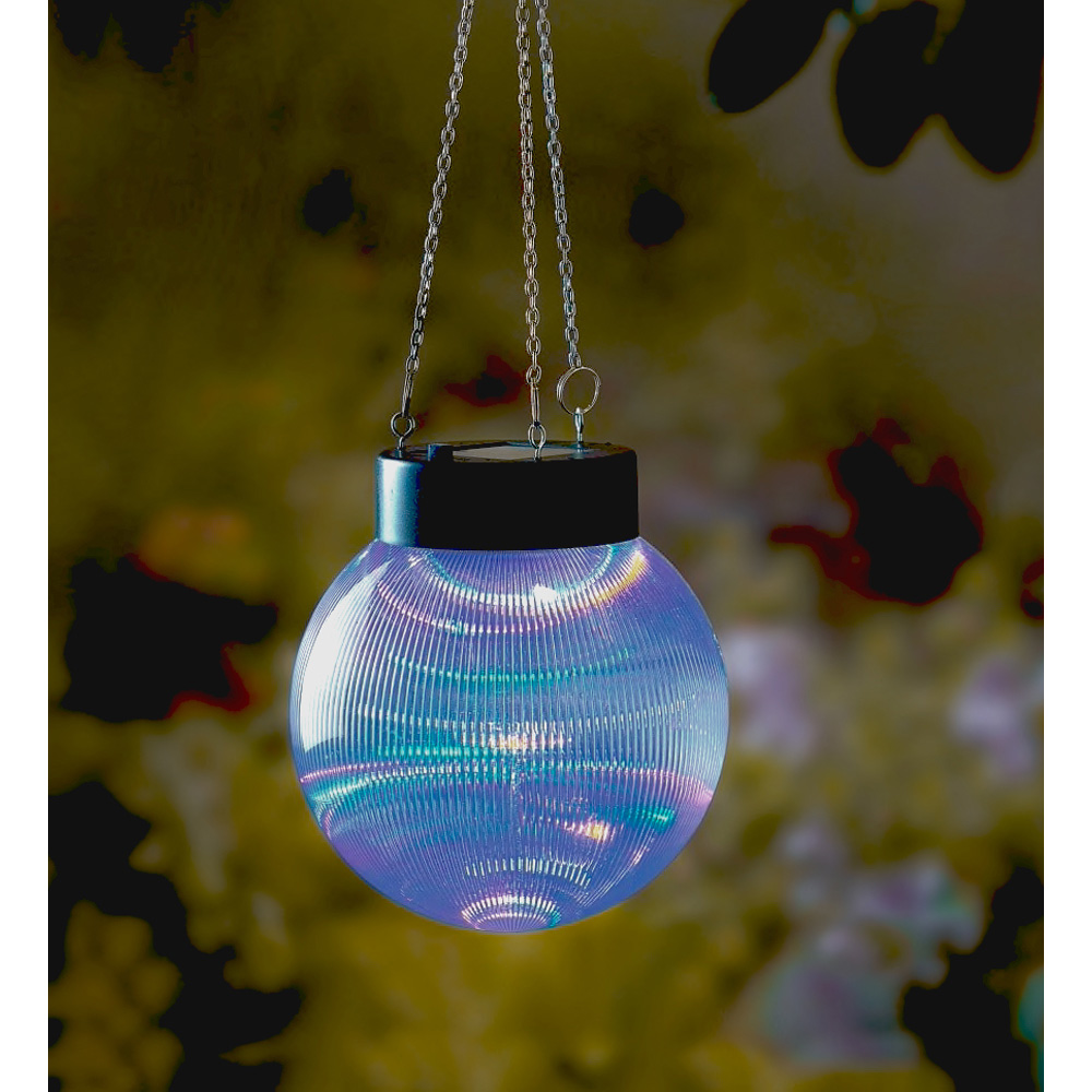 Avilo Micro LED Solar Ball Hanging Light Ornament Image 2