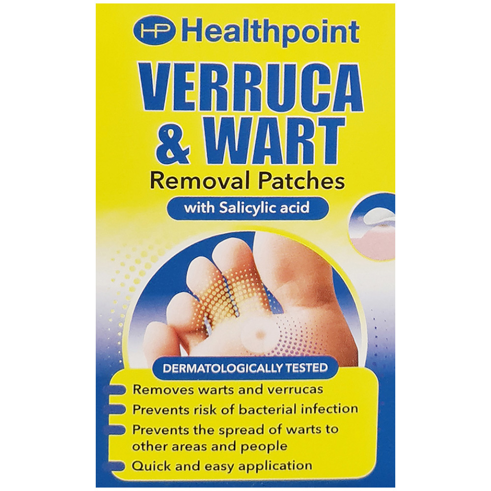 Healthpoint Verruca and Wart Removal Patches 10 Pack Image 2