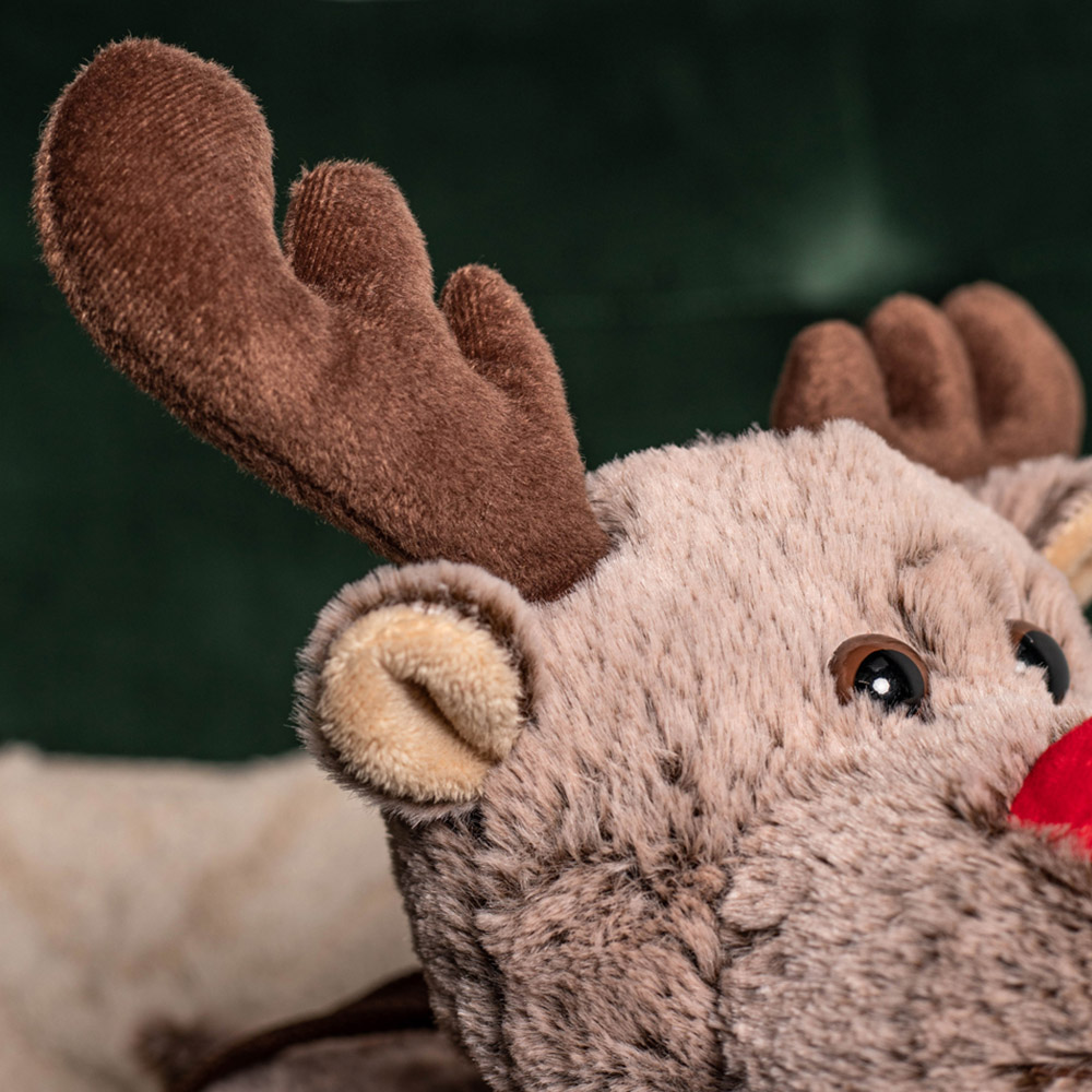 Samuel Alexander Animated and Musical Brown Plush Walking Reindeer Christmas Decoration 39cm Image 4