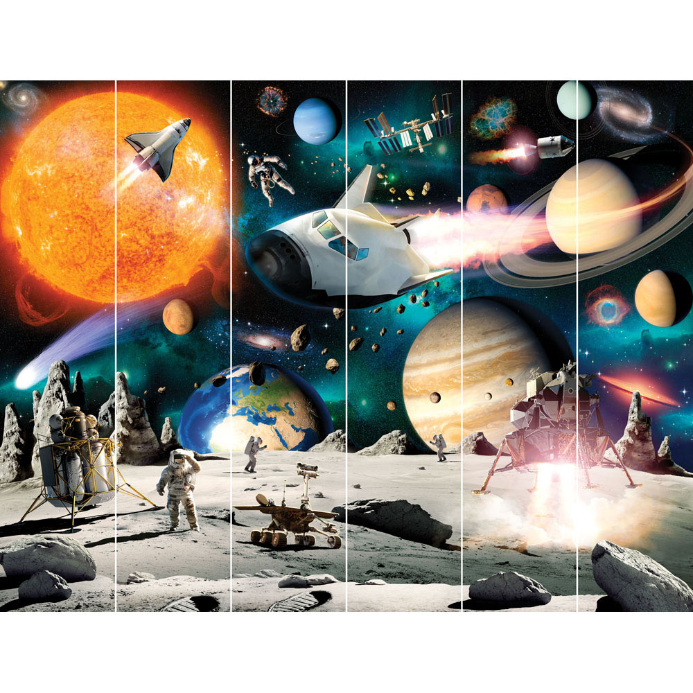 Walltastic Space Adventure Wall Mural Image 1