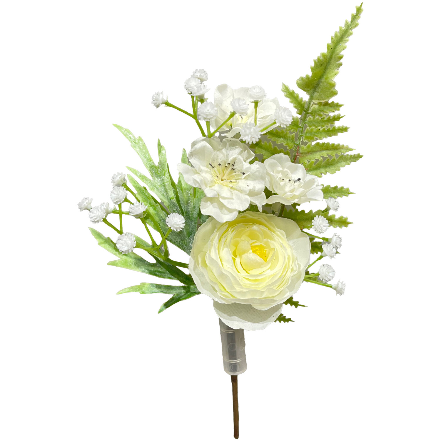 Small Floral Pick - White Image