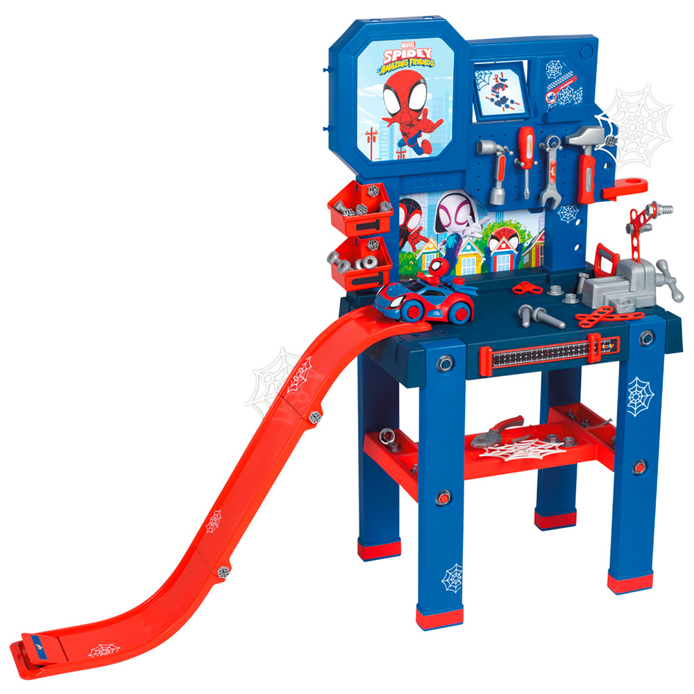 Smoby Spiderman Bricolo Handyman Workbench Playset Image 1