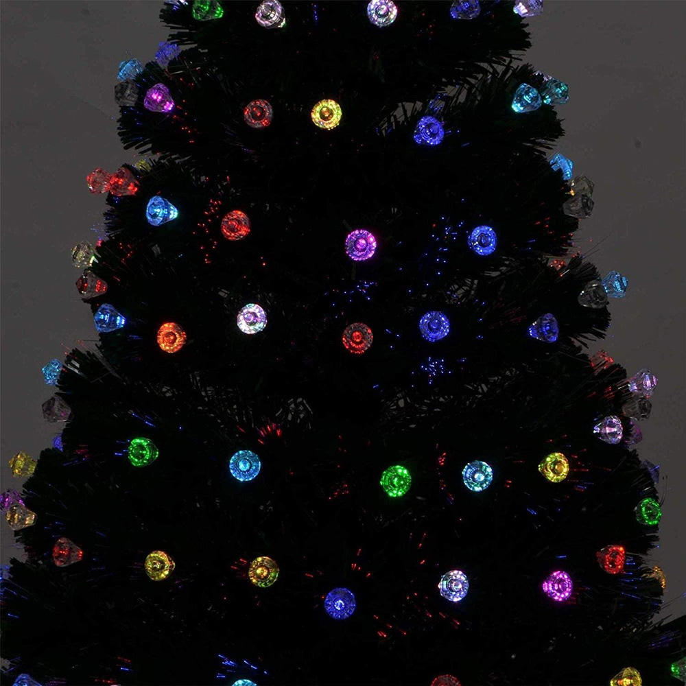 Shatchi Aurora Fibre Optic Artificial Christmas Tree 6ft Image 4