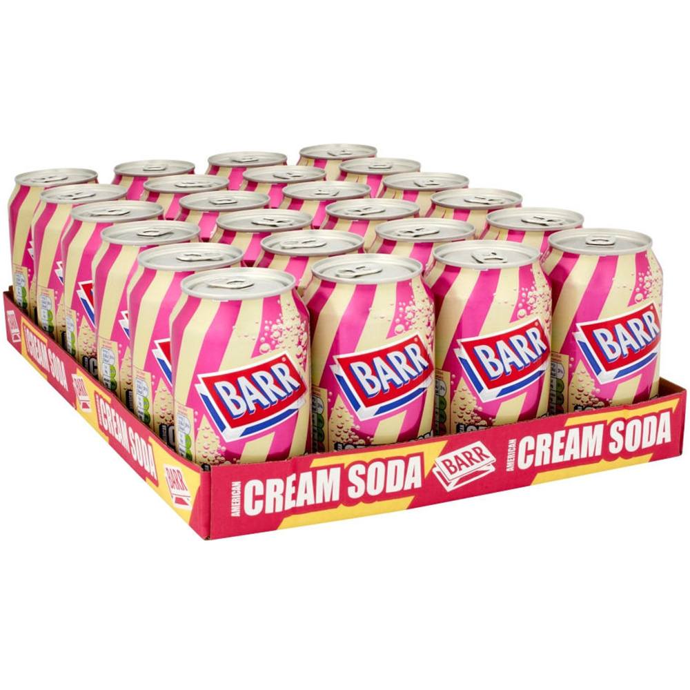 Barr American Cream Soda 24 x 330ml Image