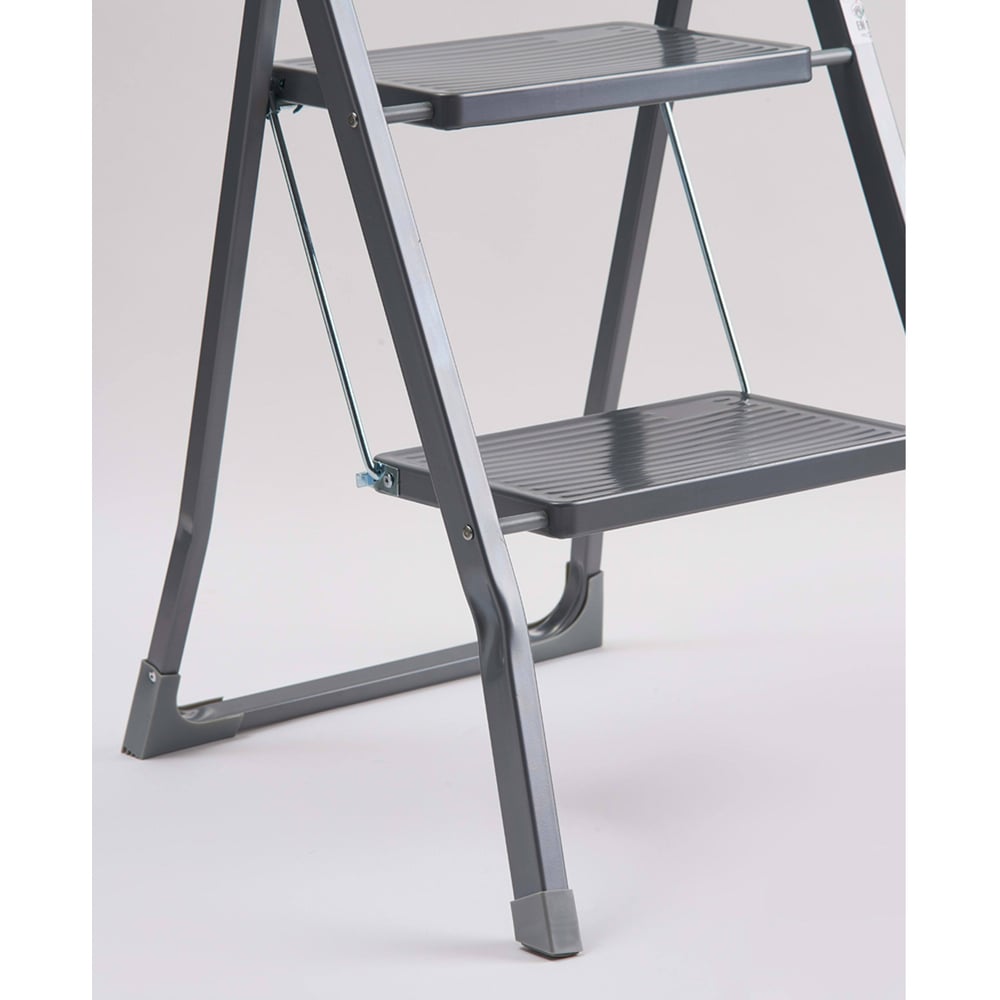 OurHouse 3 Tier Steel Step Ladder Image 6
