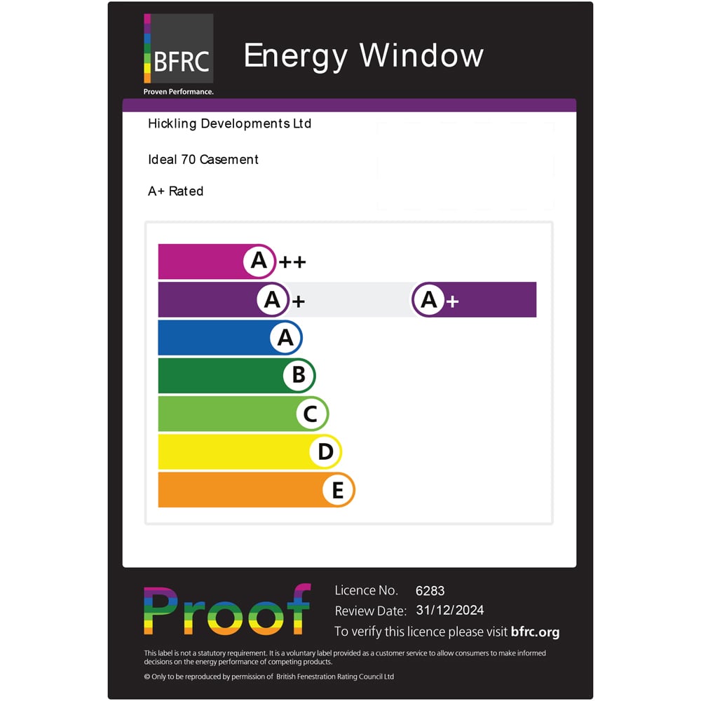 Crystal uPVC Triple Glazed Window LH & RH Side Hung Fixed Centre Grey White Clear Glass 1770x965mm Image 3