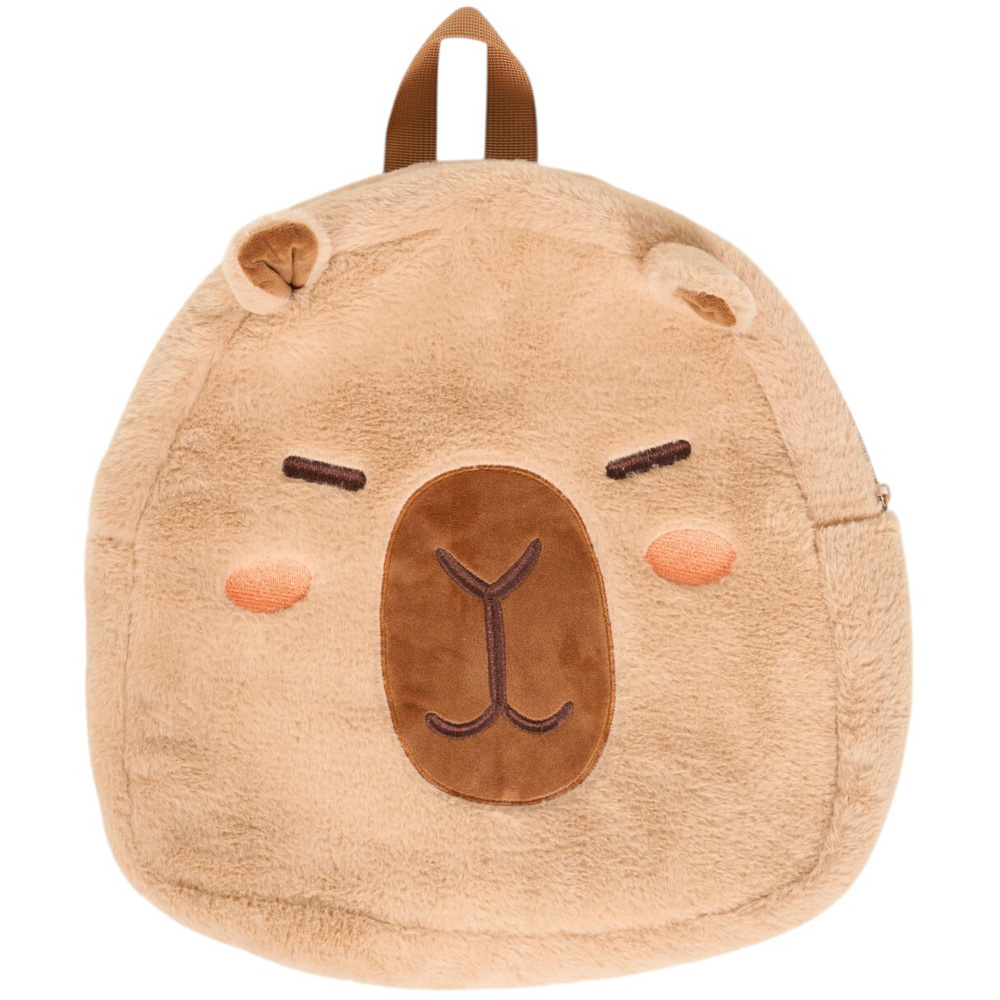 Capybara Backpack Brown Image 3