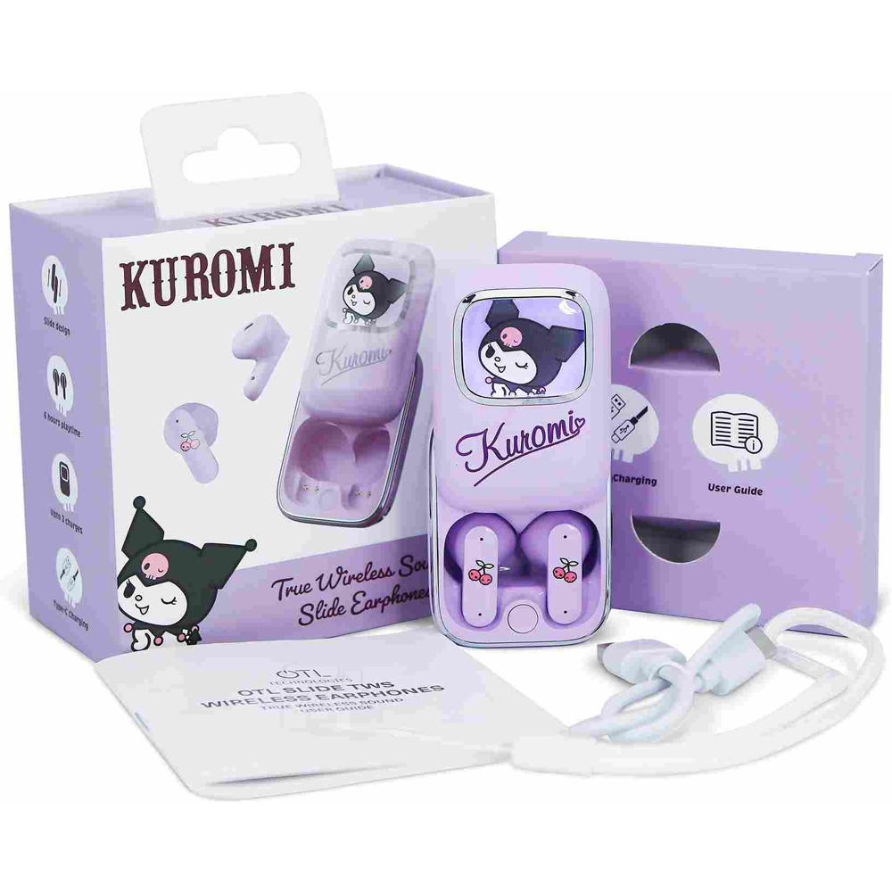 OTL Kuromi Slide Open TWS Earphones Image 4