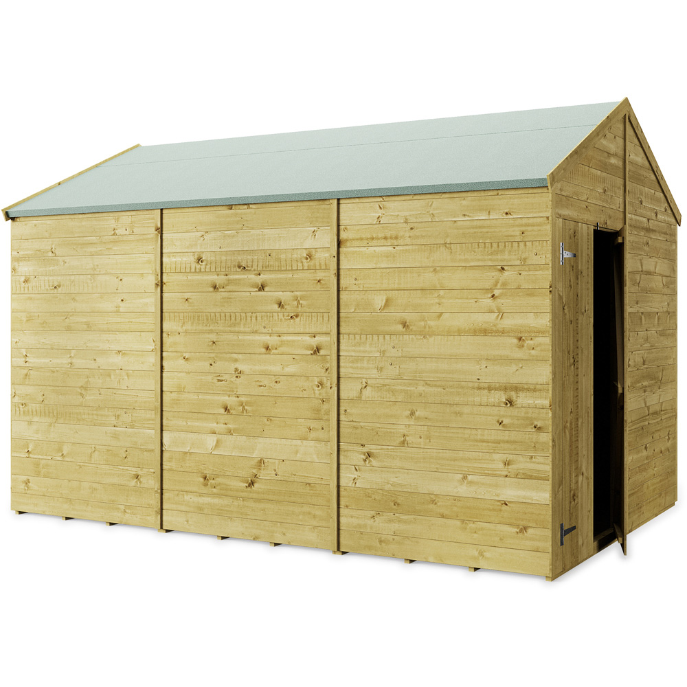StoreMore 12 x 8ft Double Door Tongue and Groove Apex Shed Image 2