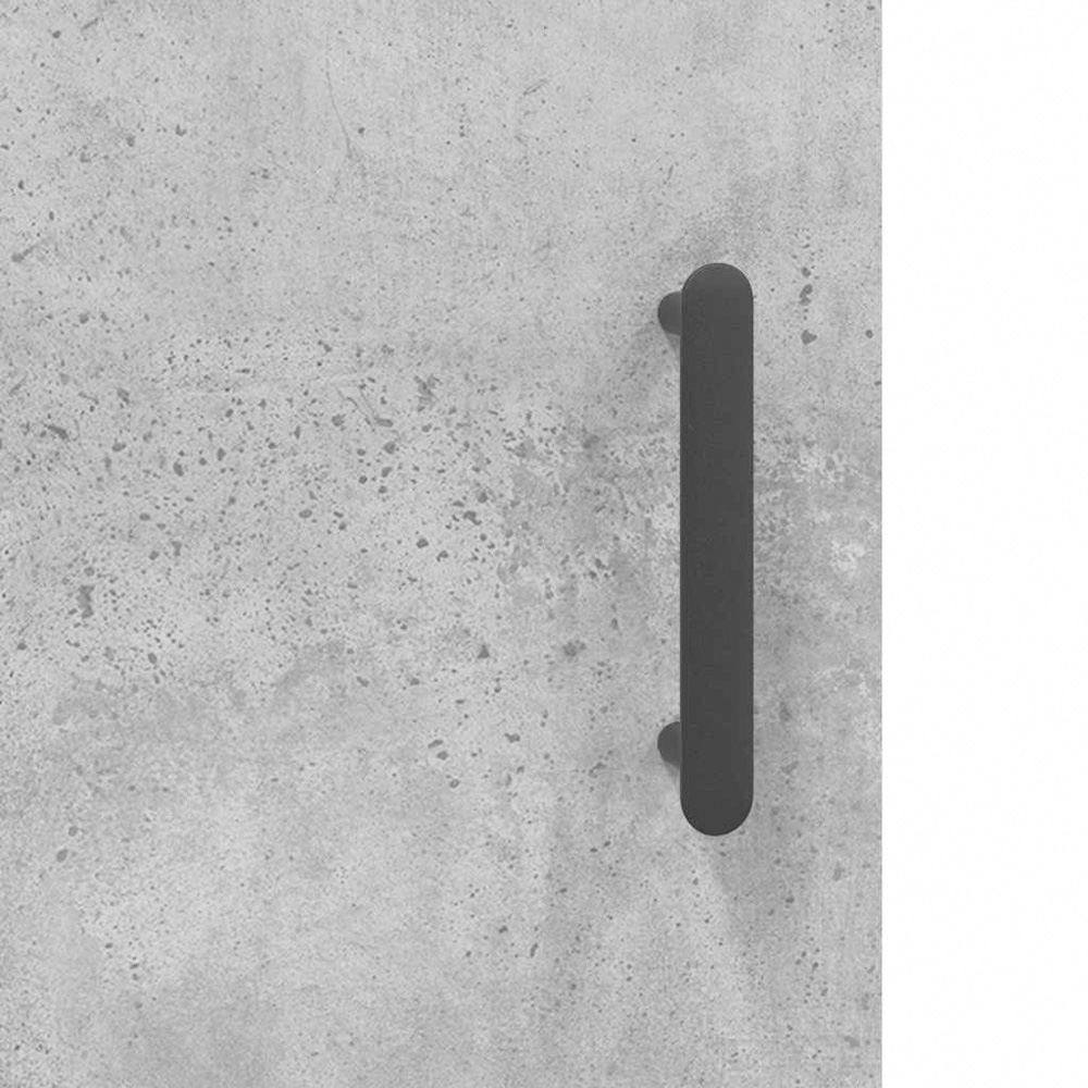 vidaXL 2 Door Computer Desk Concrete Grey Image 8