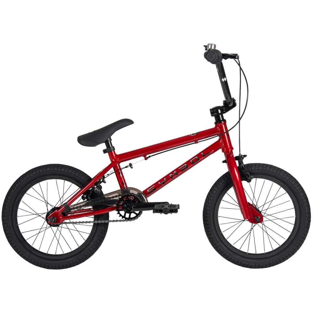 HUFFY Symbol Freestyle 16-inch Candy Red BMX Bike Image 4