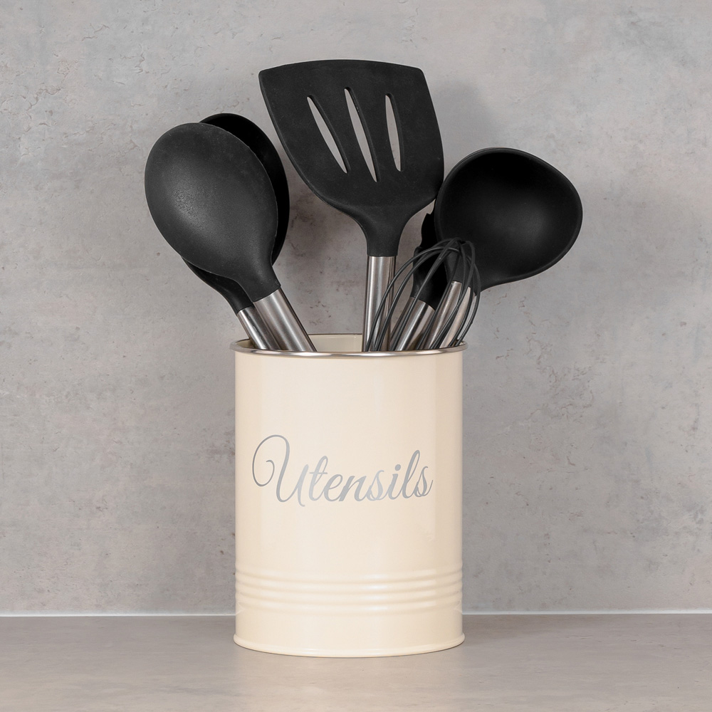 Innoteck Essentials Metal Utensil Crock Holder Image 2