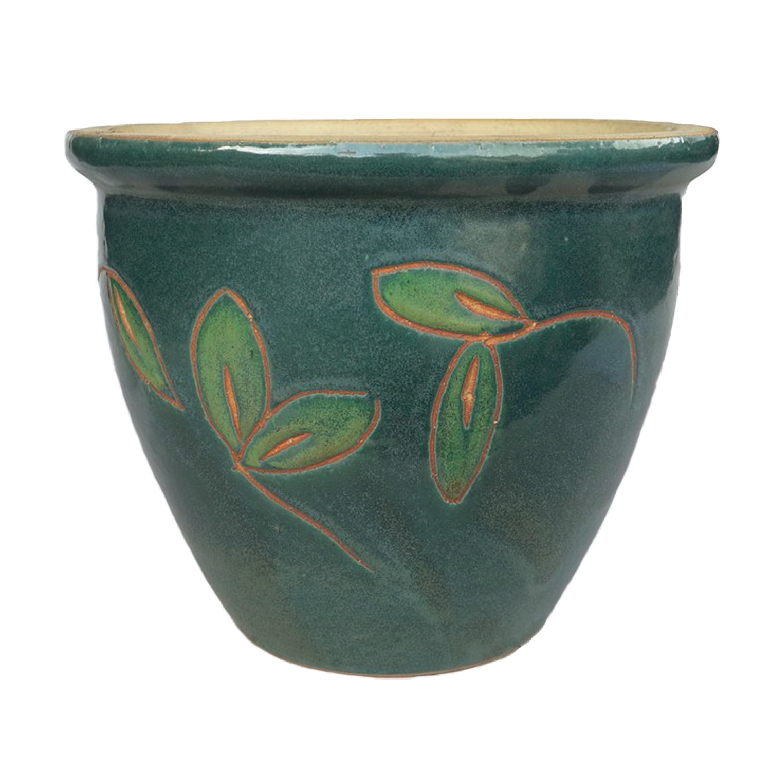 Luxor Collection Pot - Green / 17cm Image 3