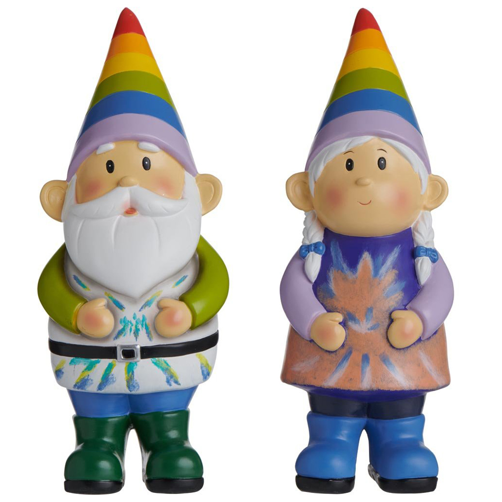 Single Wilko Small Tie Dye Gnome in Assorted styles Image 1