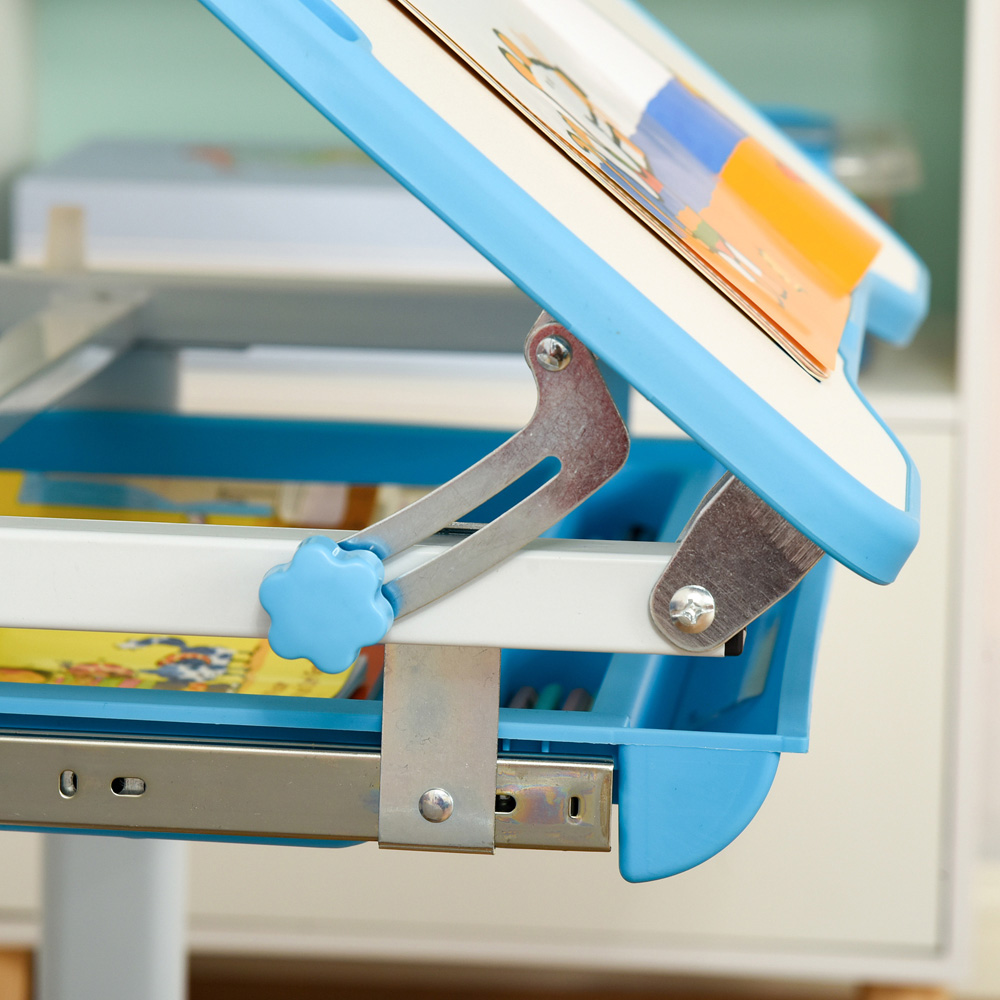 Playful Haven Blue Kids Desk and Chair Set Image 4