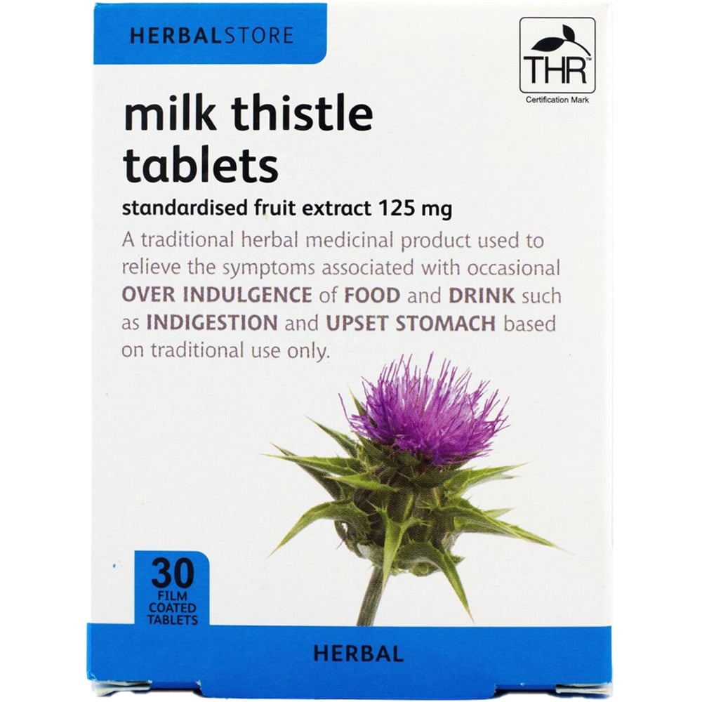 Herbal Store Pack of 30 Milk Thistle Tablets Image