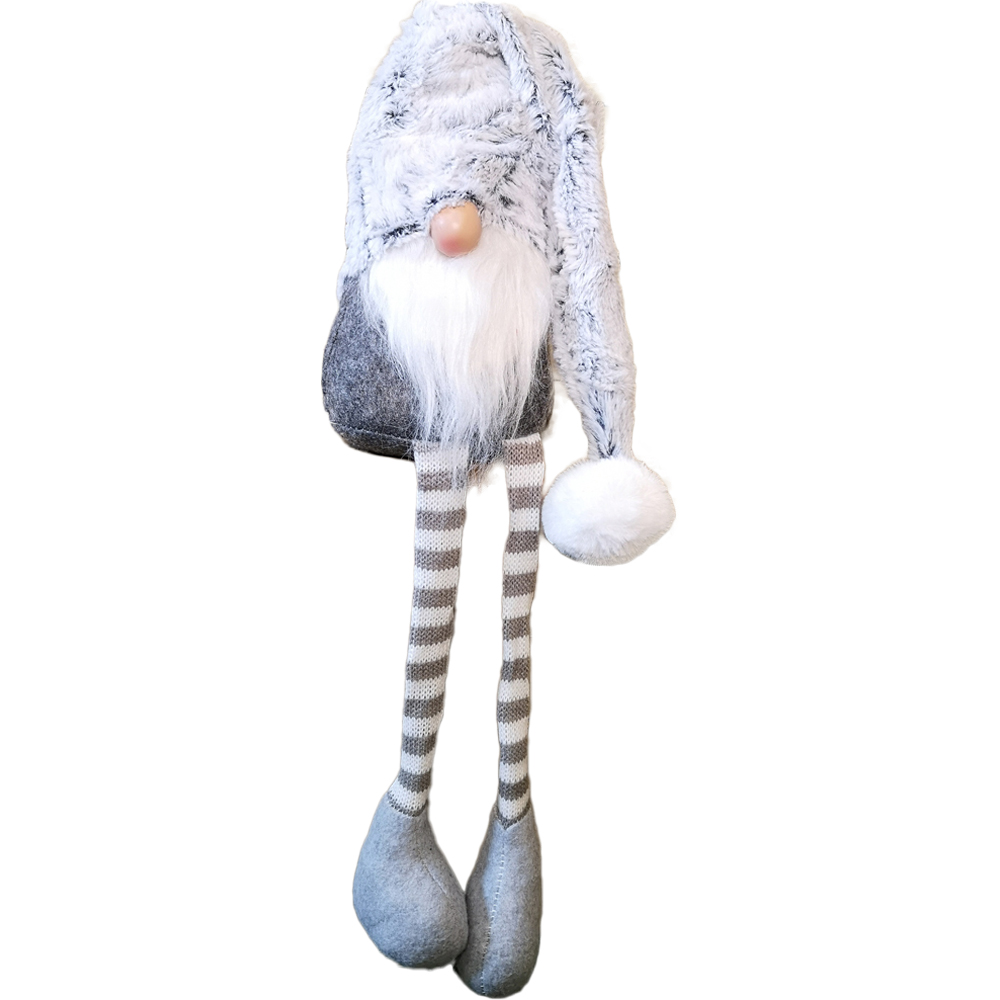 Samuel Alexander Grey Male Sitting Gonk Christmas Decoration 84cm Image 1