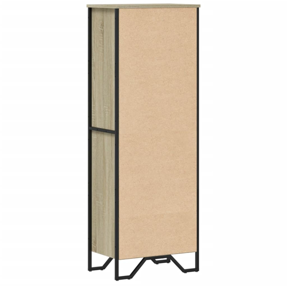 vidaXL 4 Shelf Brown Bookcase Image 3