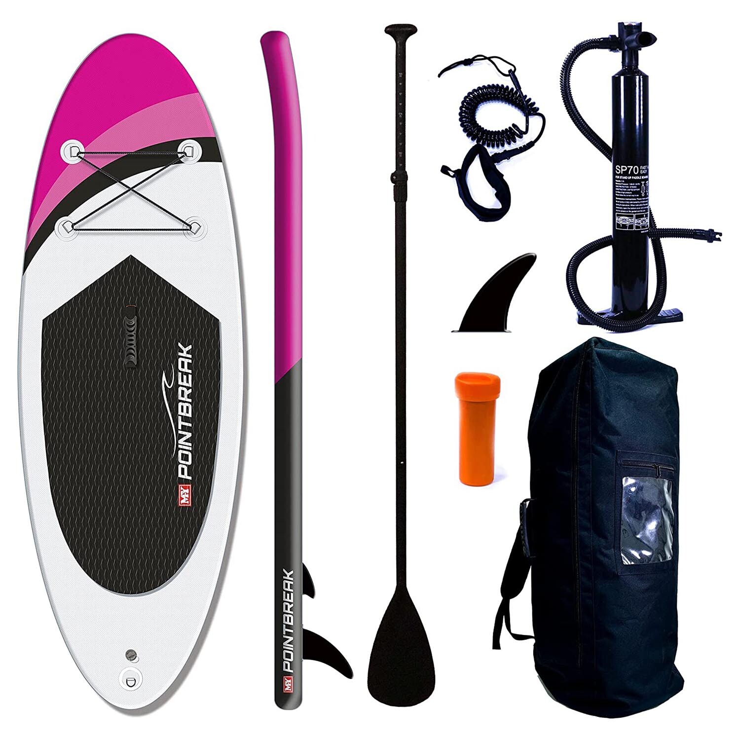M.Y Stand Up Paddleboard Set - Pink Image 1