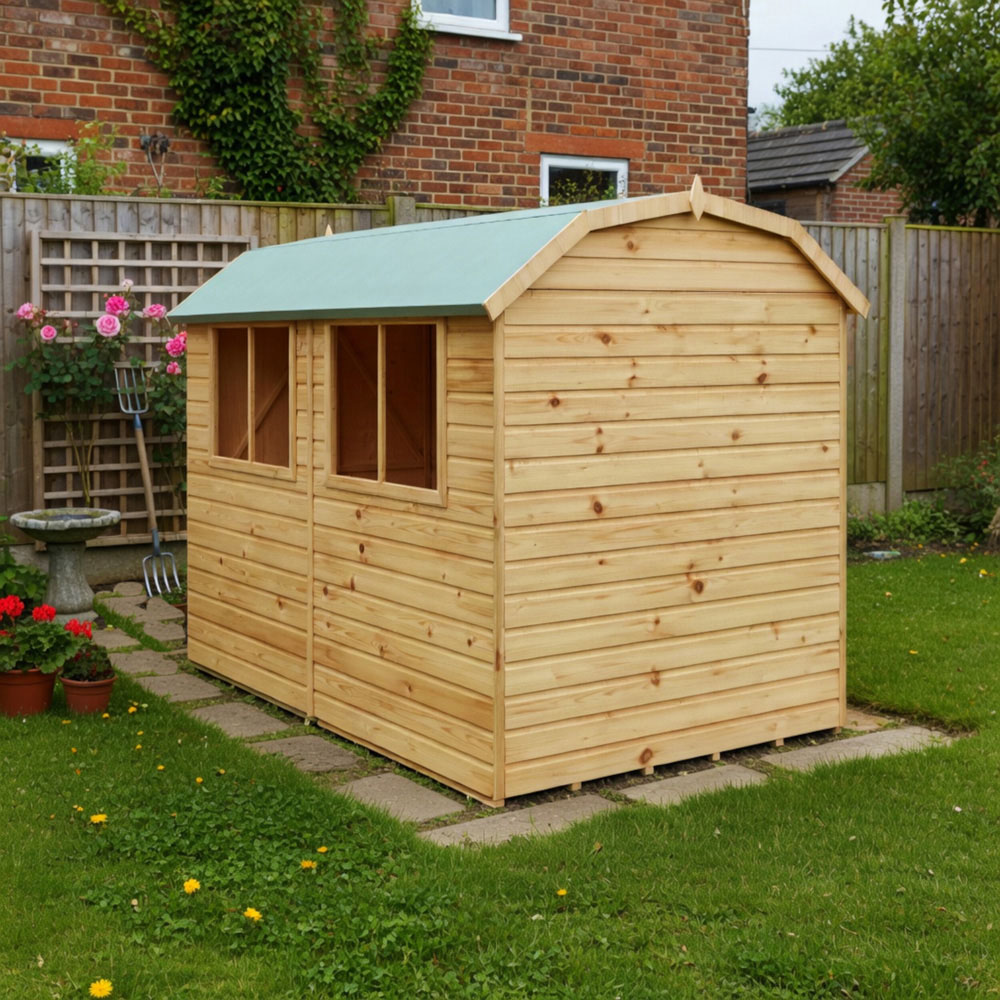 Shire Barn 10 x 6ft Double Door Shiplap Apex Garden Shed Image 6