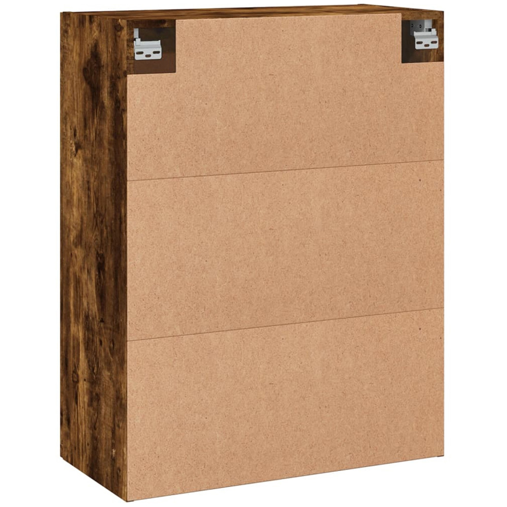 vidaXL 2 Door Smoked Oak Wall Mounted Cabinet Set of 2 Image 8