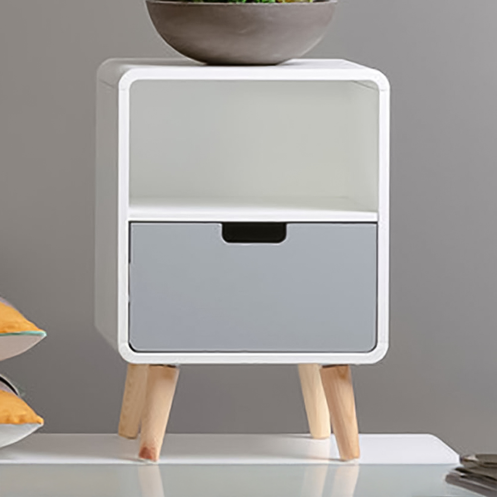 Premier Housewares Milo Single Drawer Cabinet Image 1