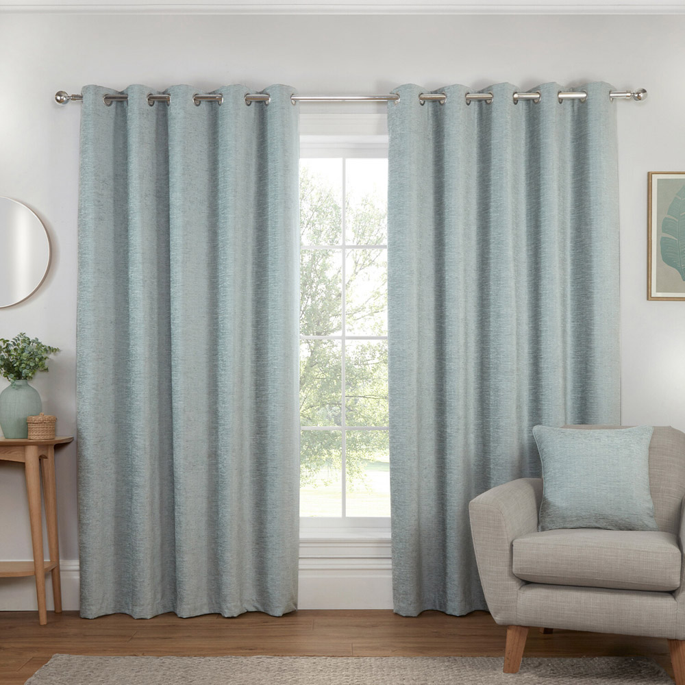 Delphine Blackout Curtain Duck Egg 229cm Image 1