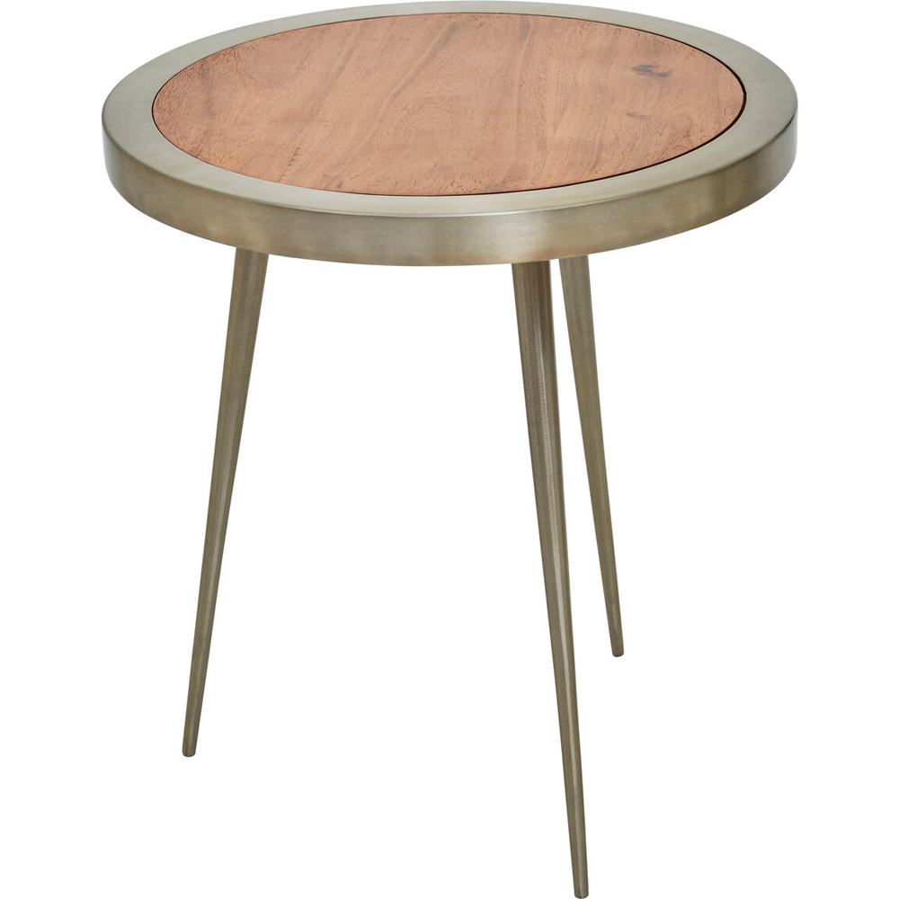 Premier Housewares Almora Acacia Wood Round Side Table Image 3