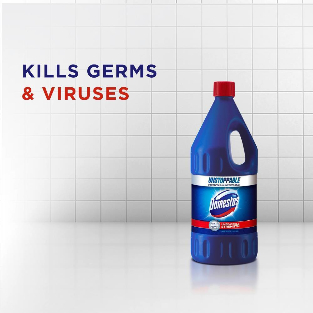Domestos Original Disinfecting Thick Bleach Multipurpose Cleaner 2L Image 6