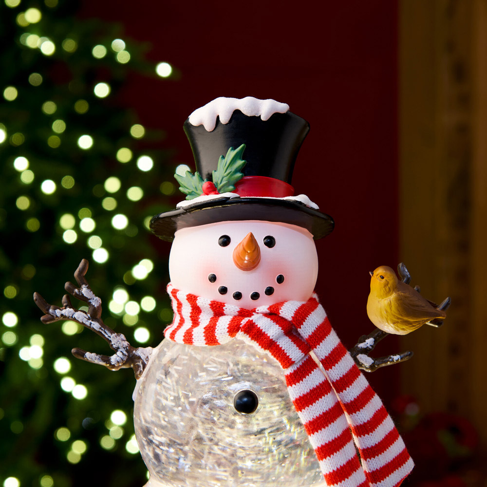 Glitter Spinning Countdown Snowman Image 4
