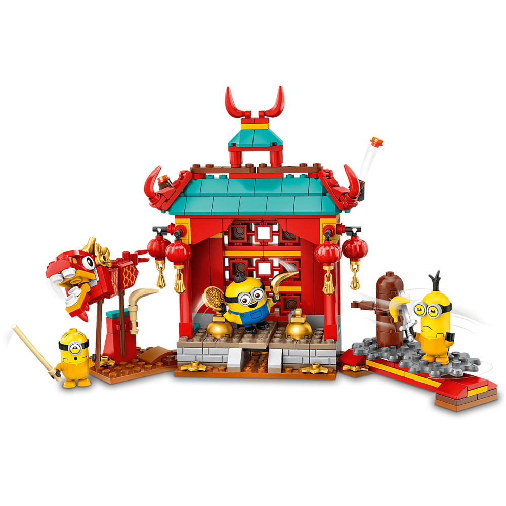 LEGO Minions The Rise of Gru 75550 Minions Kung Fu Temple Building Set 310 Piece Image 4