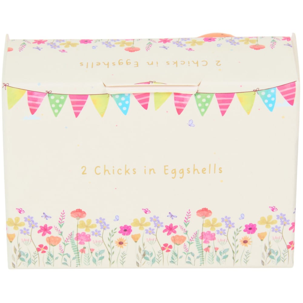 Easter 2 Chicks in Eggshells Decoration Image 2