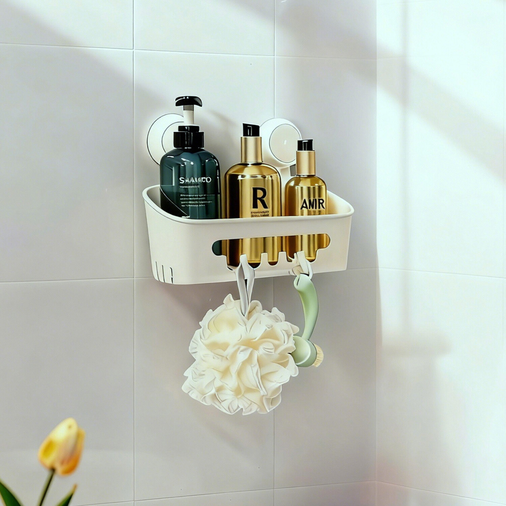 Storage Suction Caddy White Image 2