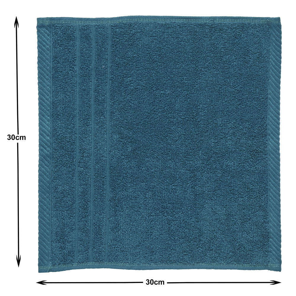 Wilko Teal Towel Bundle Image 3