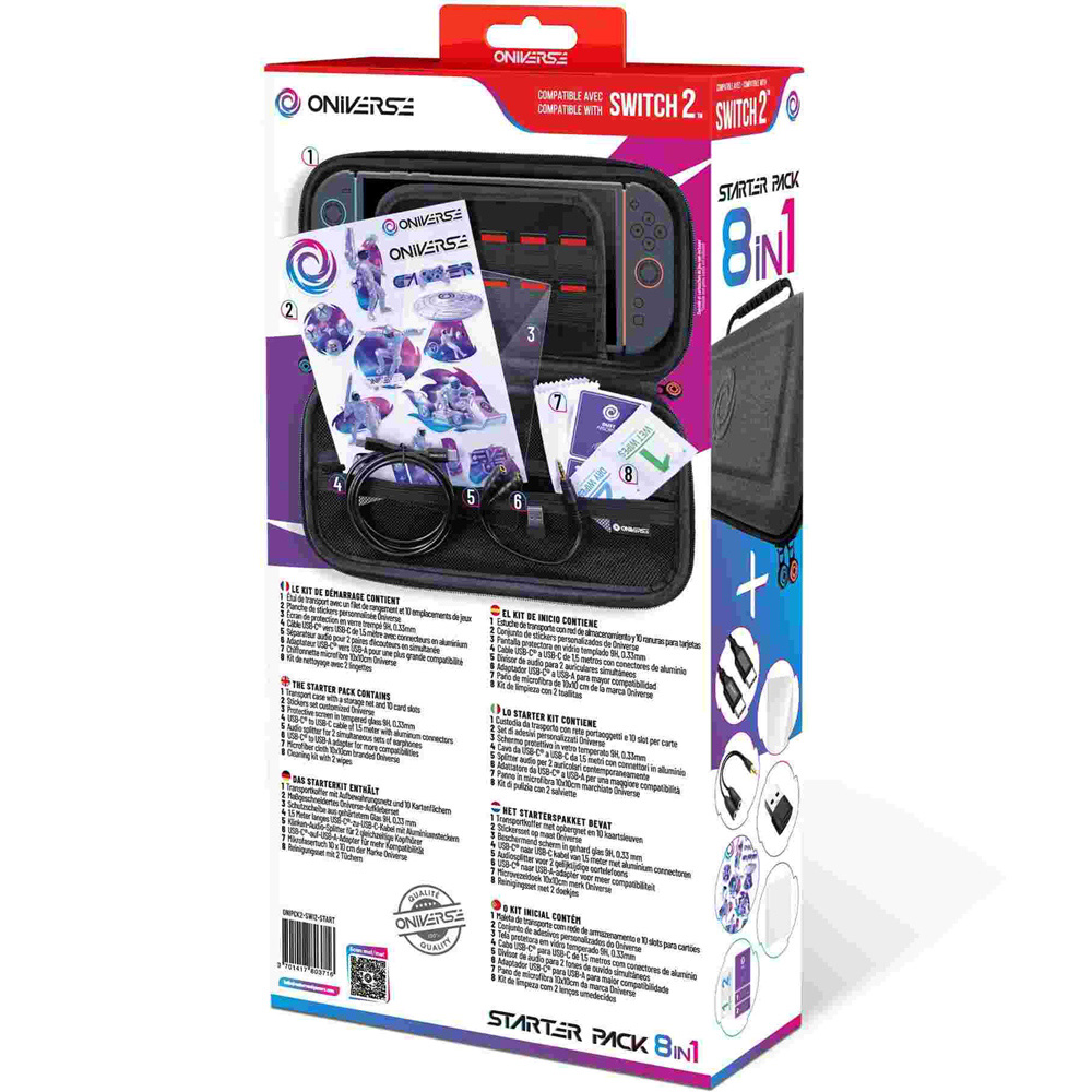 Oniverse 8-in-1 Nintendo Switch 2 Starter Pack Image 2