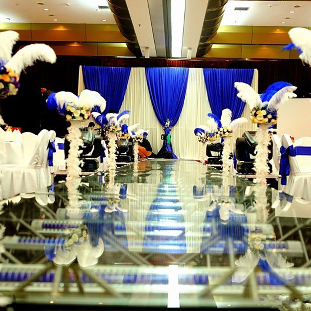 Living and Home White Feather Boa Christmas Garland 200cm Image 7