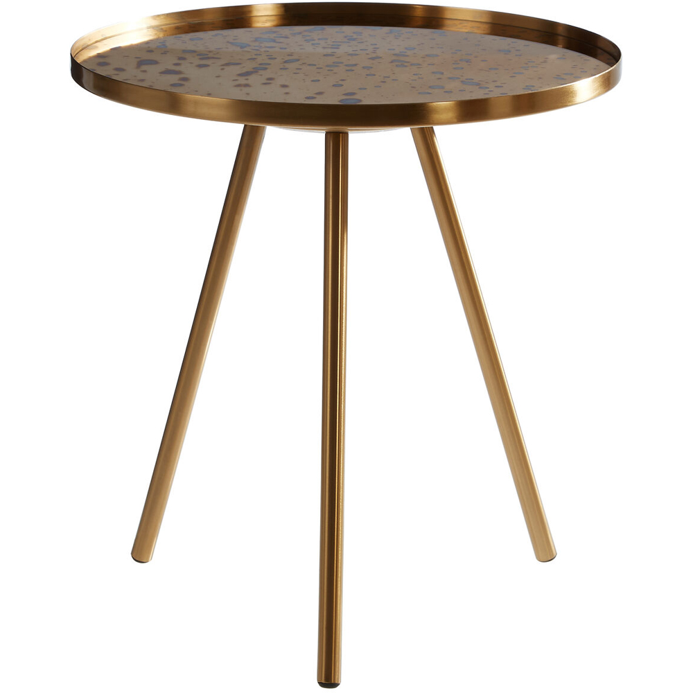 Premier Housewares Gold Side Table Image 2