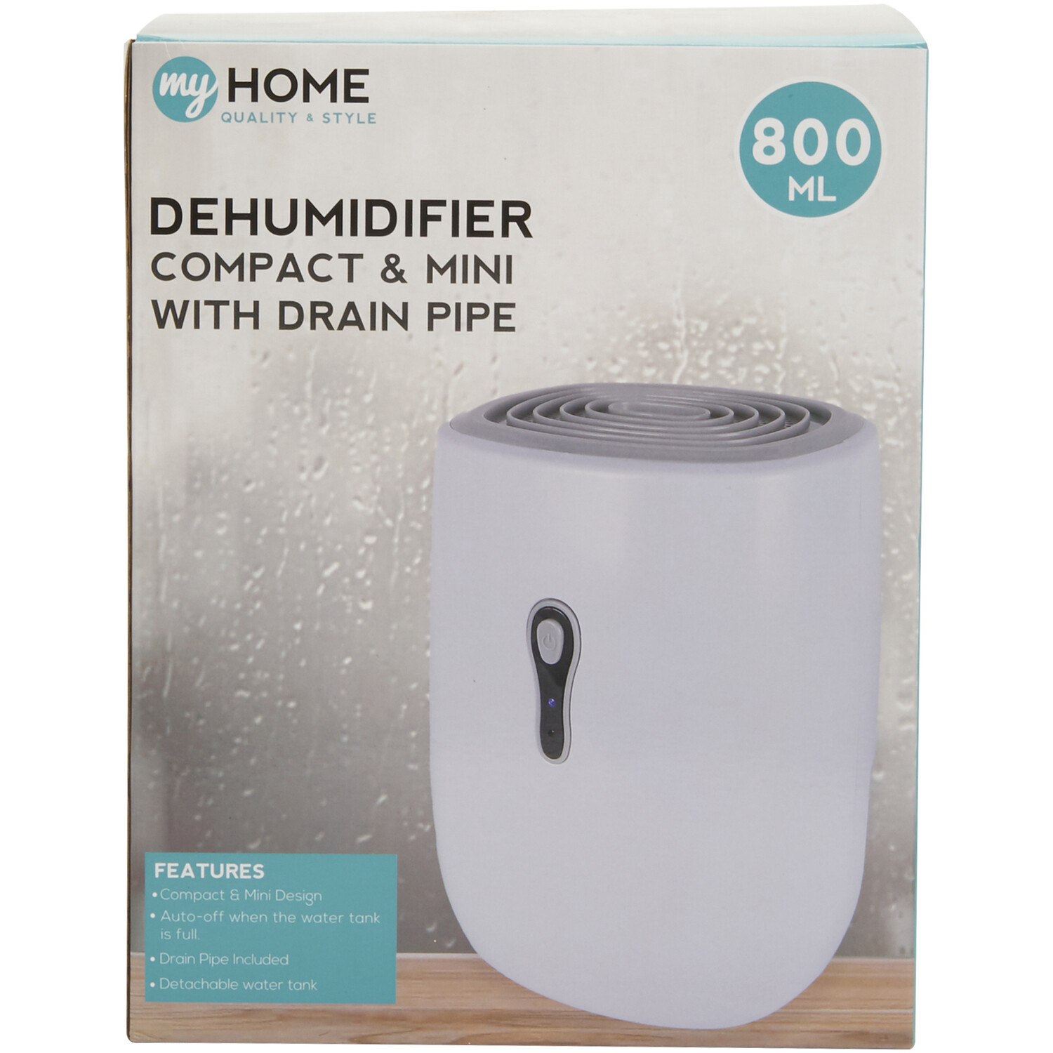 Compact Dehumidifier with Drain Pipe Image 2