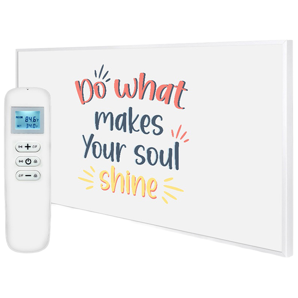 Mirrorstone Nexus Do What Makes Your Soul Shine Wi-Fi Infrared Heating Panel 580W 595 x 995mm Image 1